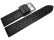 Bracelet sport à boucle ardillon-silicone - noir - Modèle Damier