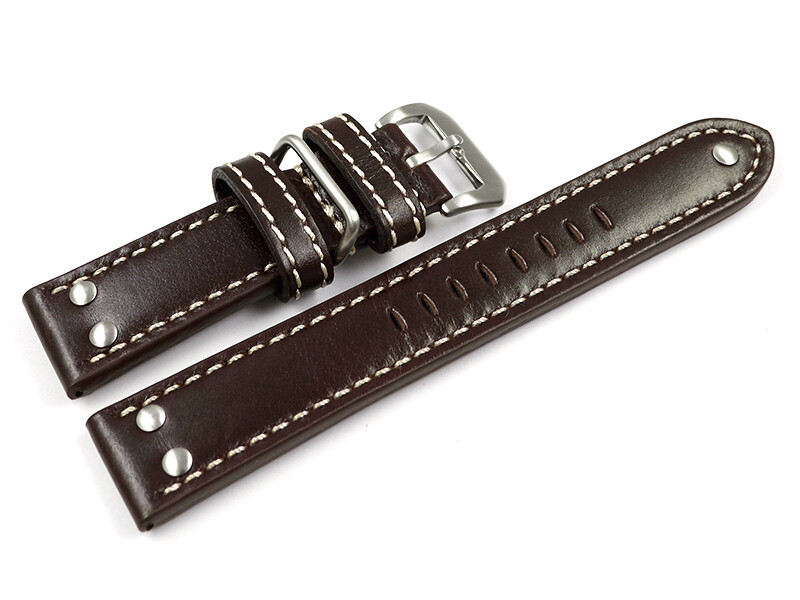 8 Passant de Montre Silicone pour bracelet 22 mm - Boucle en