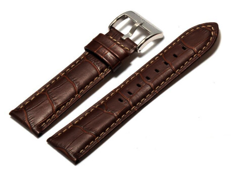 Bracelet montre Festina cuir marron foncé...