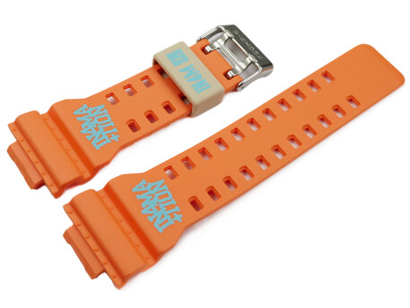 Bracelet de rechange Casio GAX-100X-4A résine orange