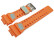 Bracelet de rechange Casio GAX-100X-4A résine orange