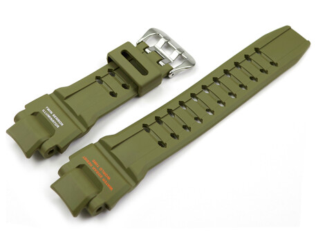 Bracelet montre Casio GA-1100KH-3A gris-vert