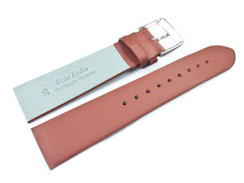 Bracelet montre en cuir de couleur cognac adaptable...