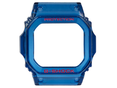 Bezel Casio G-Shock G-Lide GLX-5600C-2 Lunette bleu transparent