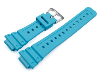 Bracelet de montre Casio DW-5600EP-2 turquoise en résine biosourcée