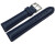 Bracelet montre cuir véritable rembourré grainé bleu foncé 18mm 20mm 22mm 24mm 26mm 28mm