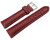 Bracelet montre cuir véritable rembourré grainé bordeaux 18mm 20mm 22mm 24mm 26mm 28mm