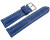 Bracelet de montre rembourrage épais grain croco bleu 18mm 20mm 22mm 24mm